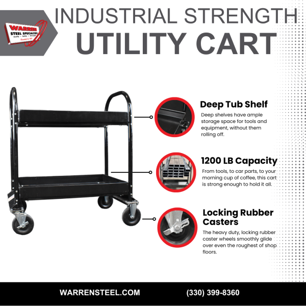 Industrial Strength Utility Cart - Image 4