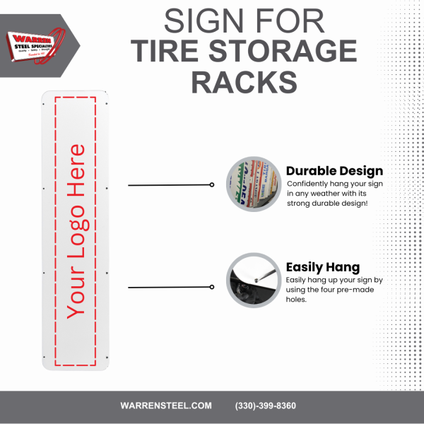 Sign for Tire Storage Racks (Sign Only) - Image 4